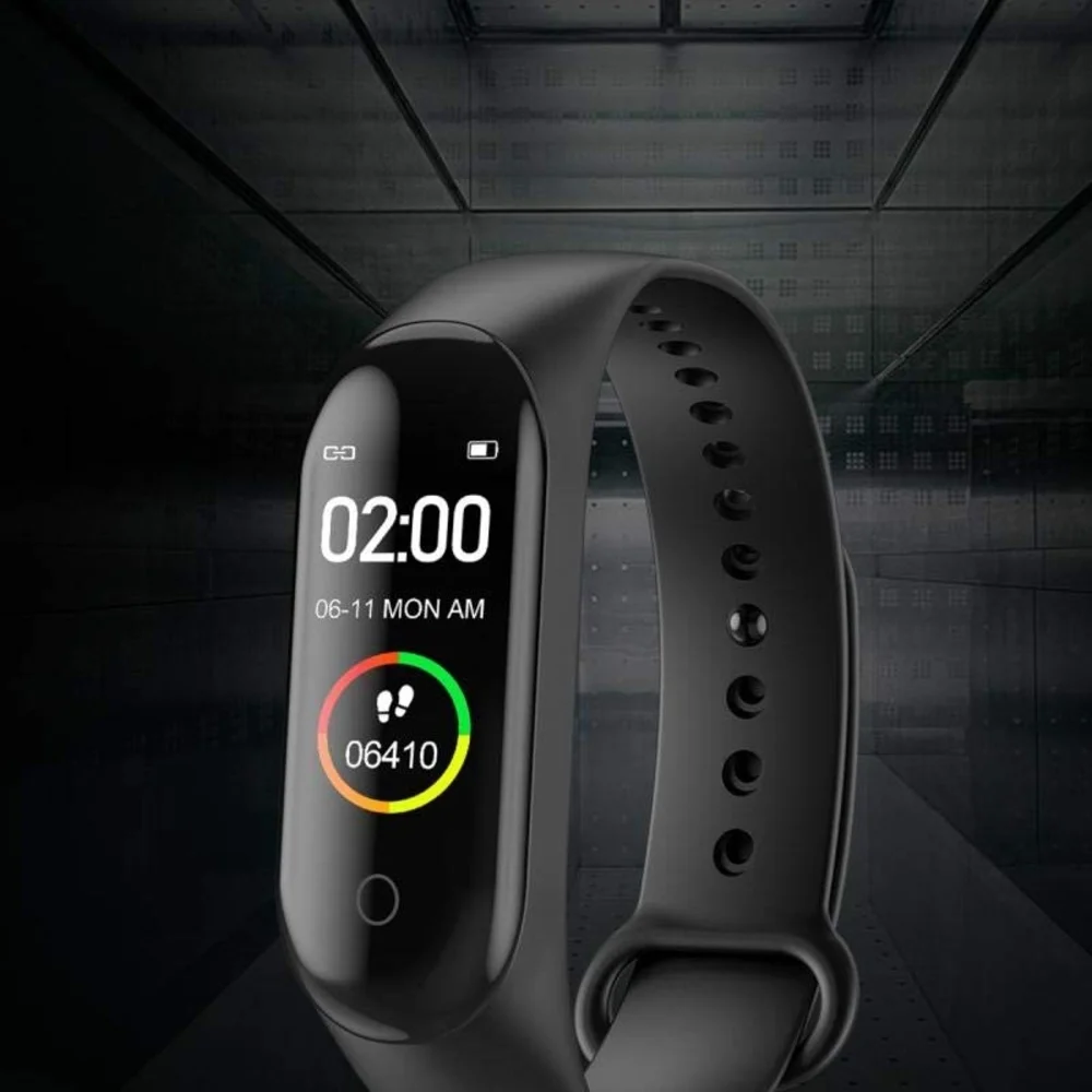 Smart Fitness Tracker Black